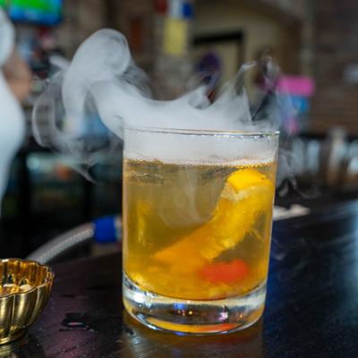 Smoked Old Fashioned.