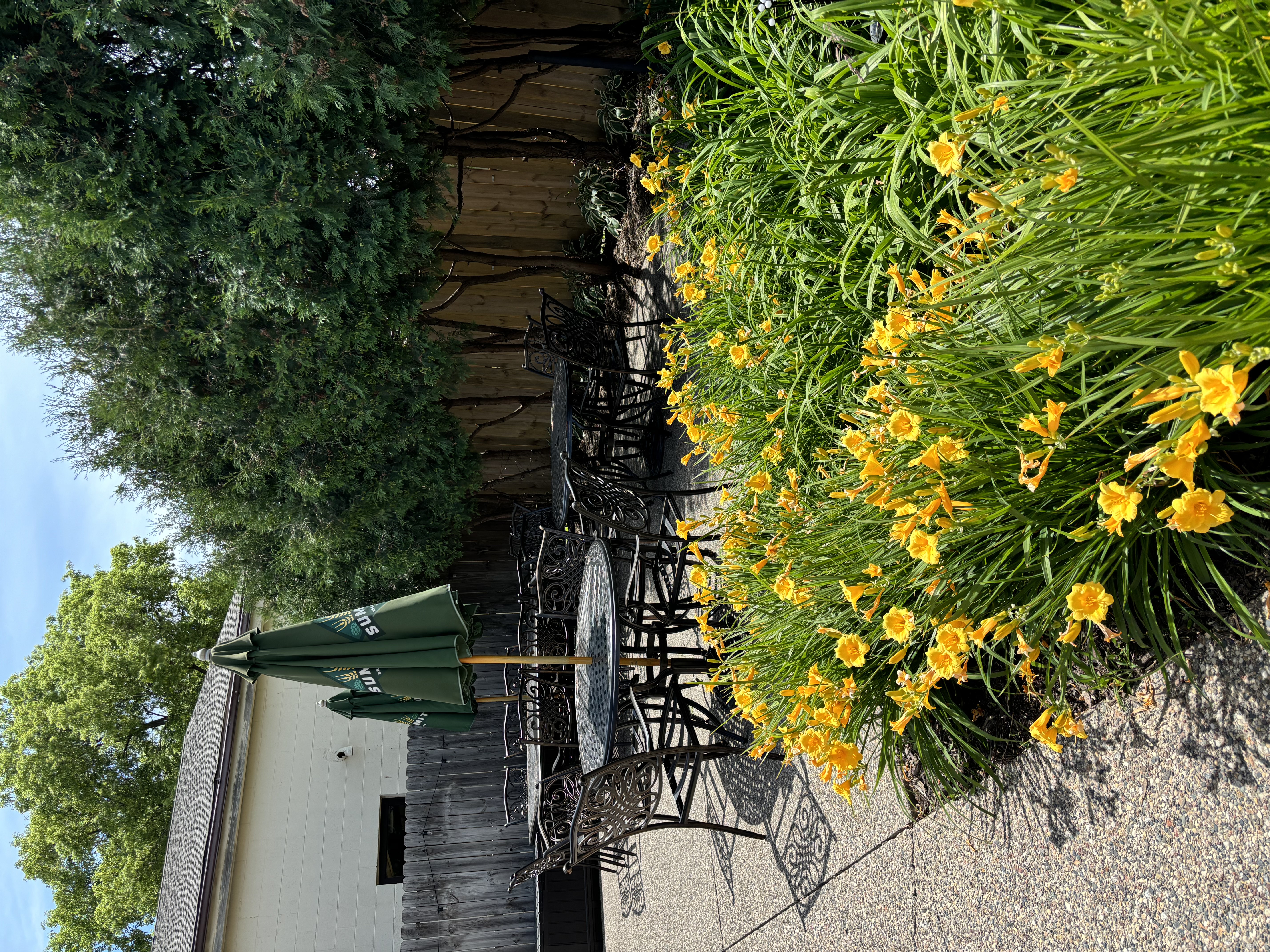 Patios are open!