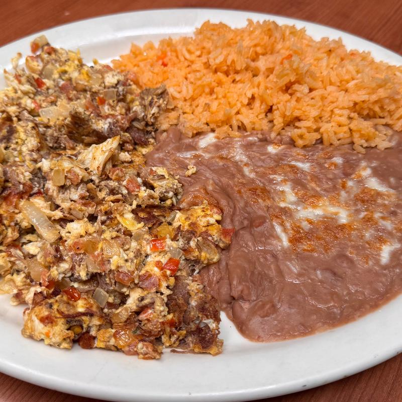 Machaca Con Huevos photo