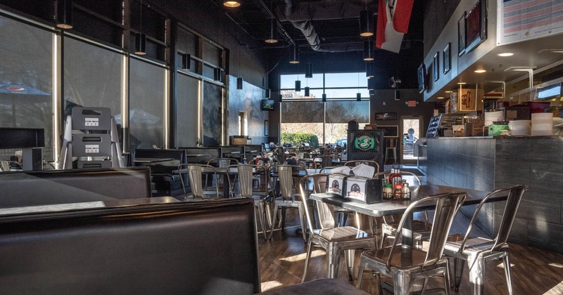 Interior, dining area