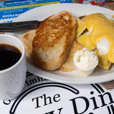 Ravioli Eggs Benedict.