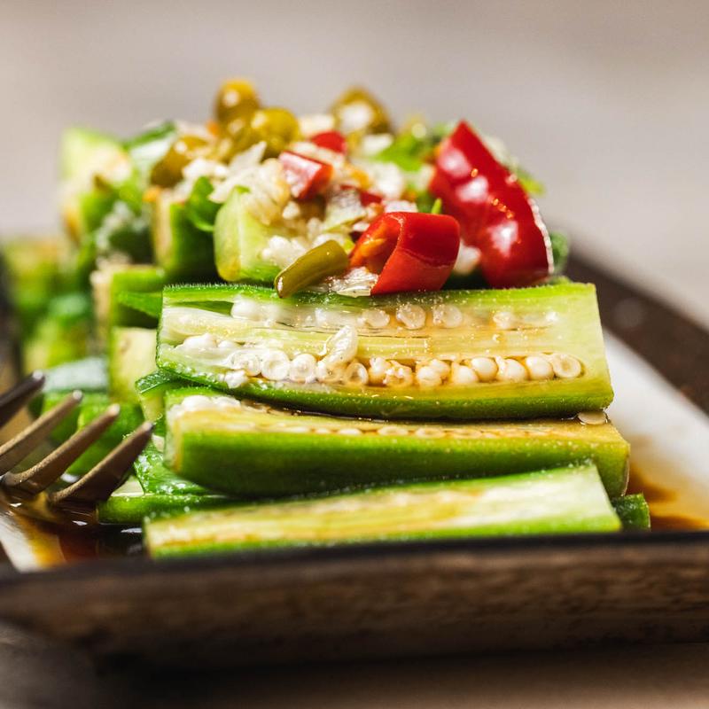 Poached Okra photo
