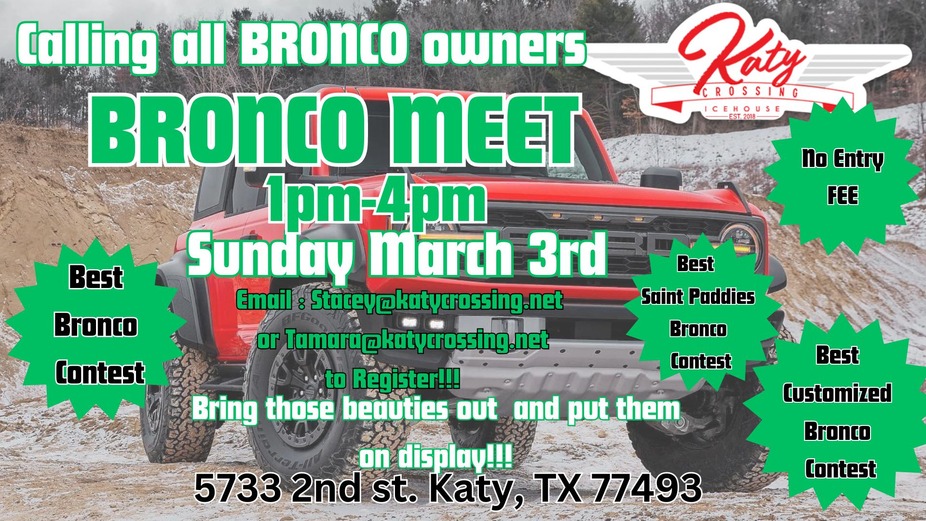 bronco meet event photo