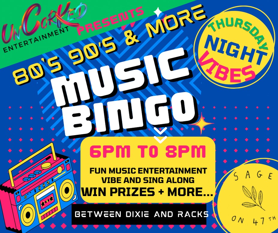 80's & 90's Music Bingo event photo