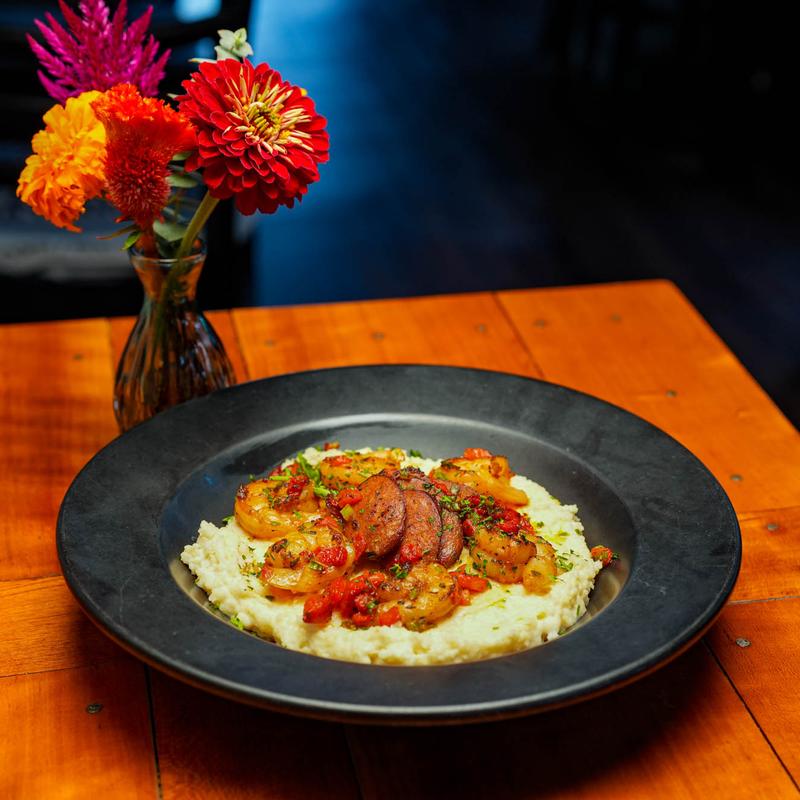 menu item 2 of 16, Shrimp & Grits (GF)