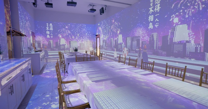 Inside, lounge seating area