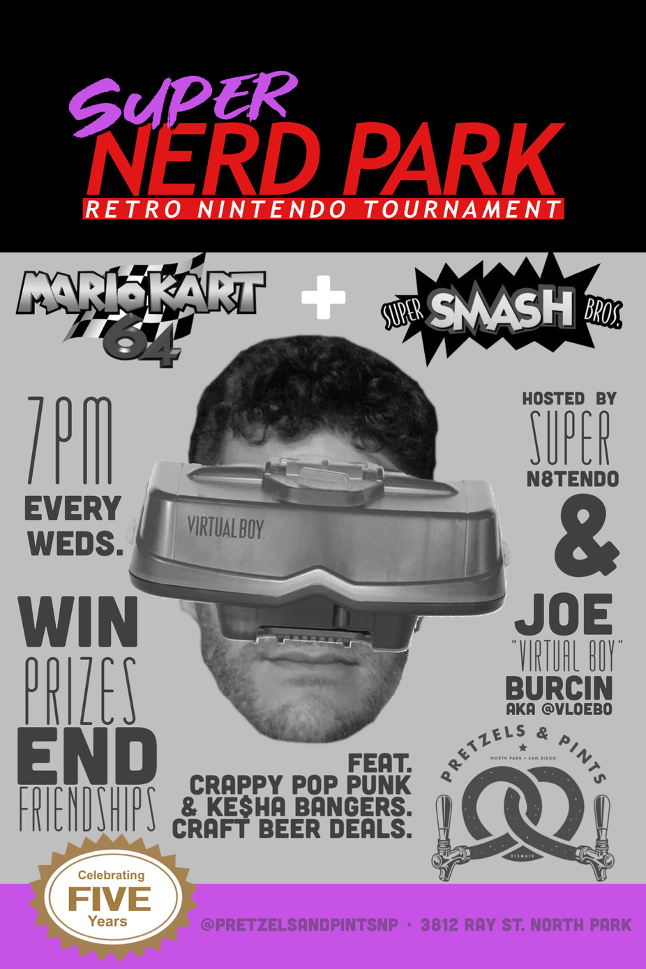 Super Nerd Park Retro Nintendo Tournament event photo