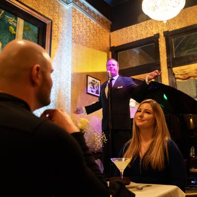 guests enjoying live entertainment.