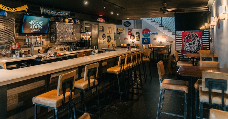 Interior, bar area