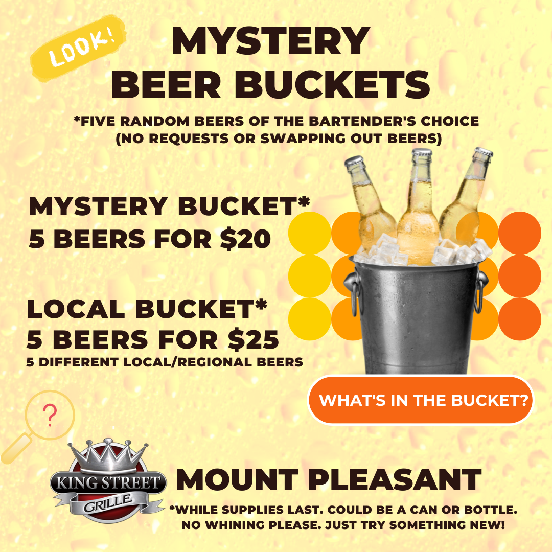 Mystery beer bucket specials