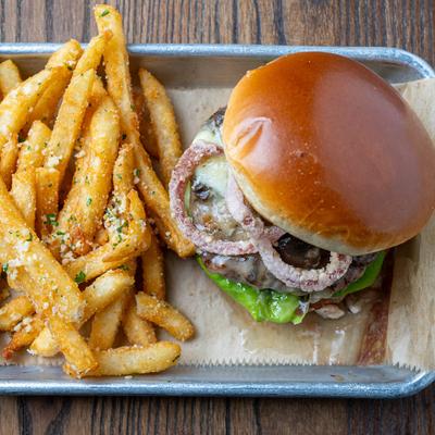 Old Dog Burger, top view