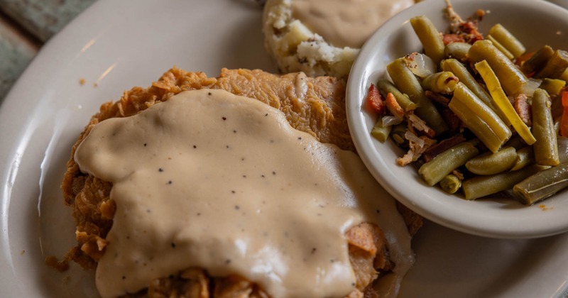 Chicken Fried Steak close up