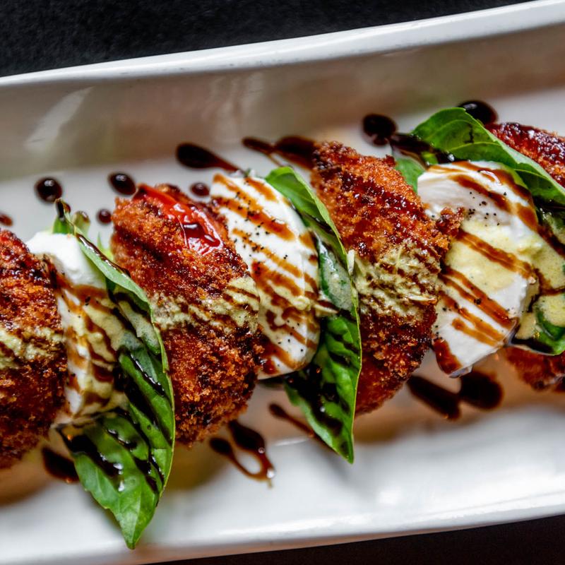 Crispy Tomatoes & Fresh Mozzarella (GF, V) photo