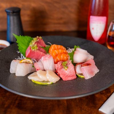 Sashimi platter.
