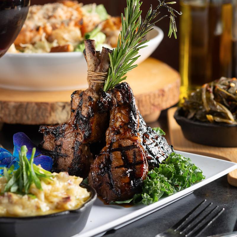 French Cut Lamb Chops Dinner photo