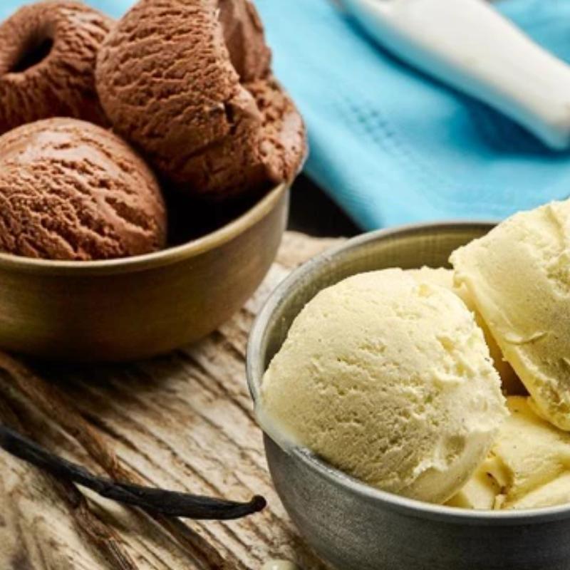 Vanilla / Chocolate Ice Cream photo