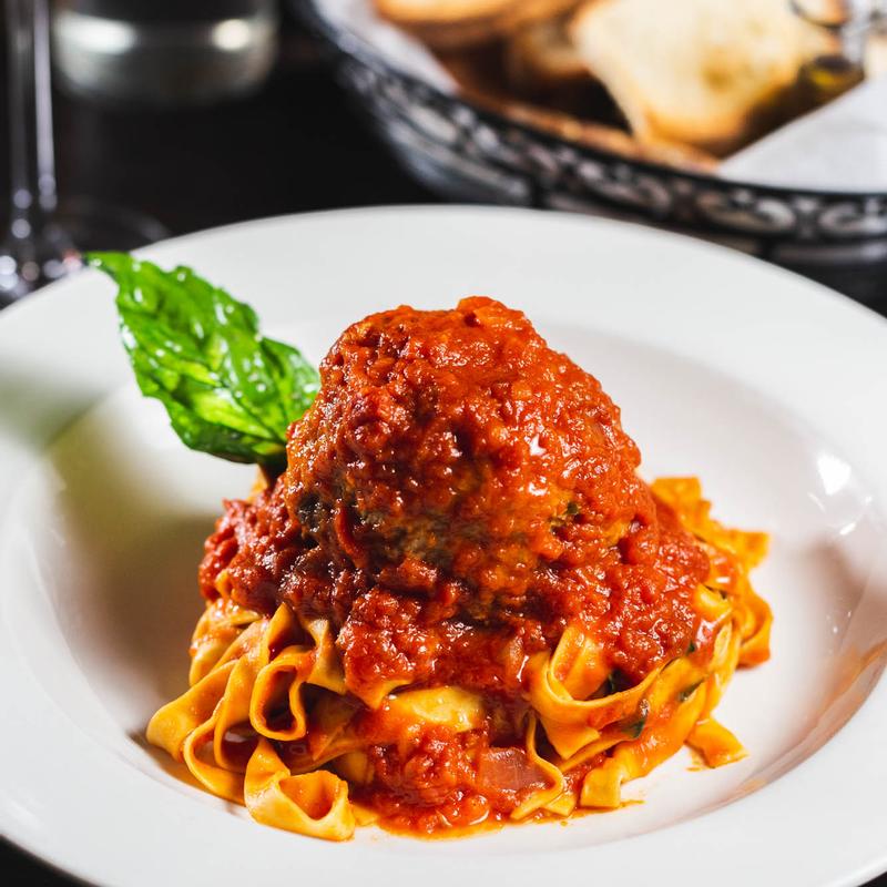 Homemade Fettuccine Meatball photo