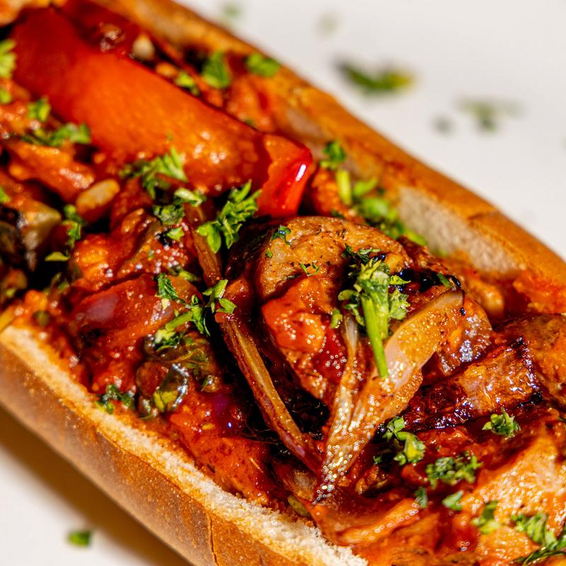 menu item 28 of 42, Hero Italian Sausage & Peppers