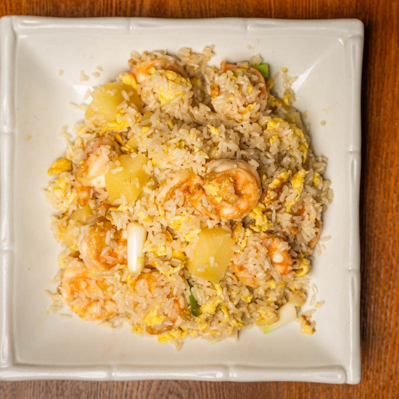 menu item 13 of 23, Pineapple Shrimp Fried Rice