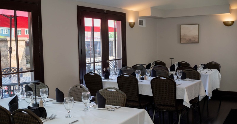 Interior, dining area