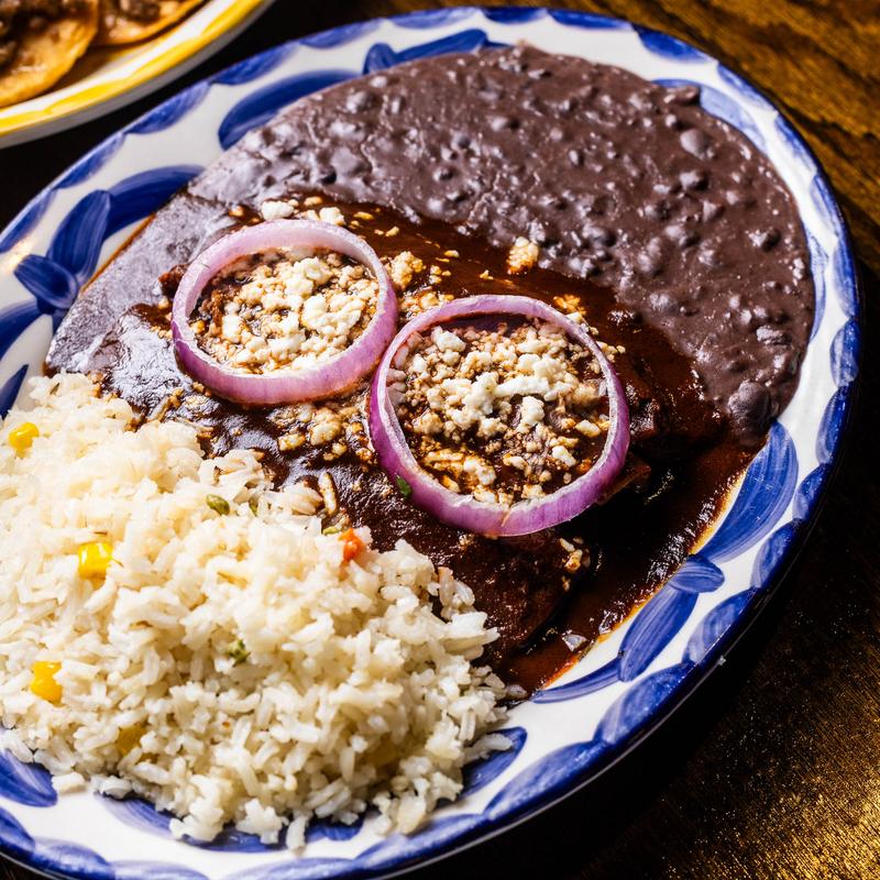 menu item 21 of 23, Mole Enchiladas