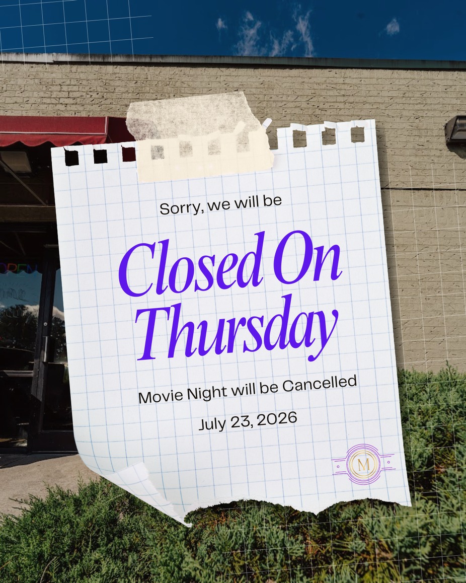 Closed on Thursday event photo