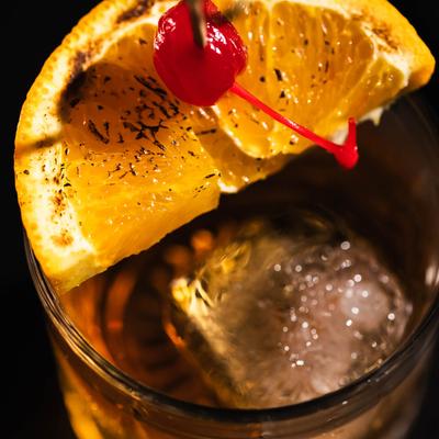 Old Fashioned, close-up.