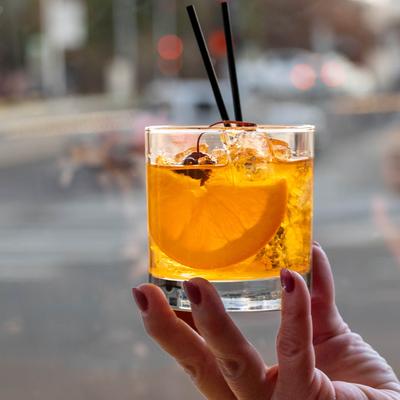 Blood Orange Old Fashioned.