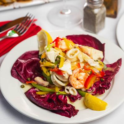 Seafood salad photo