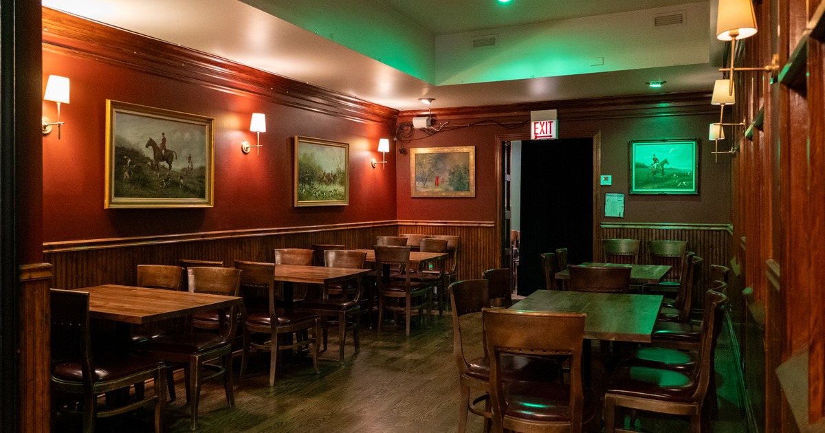 Diner room, tables, chairs