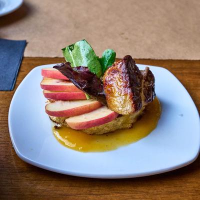Pan-seared foie gras.