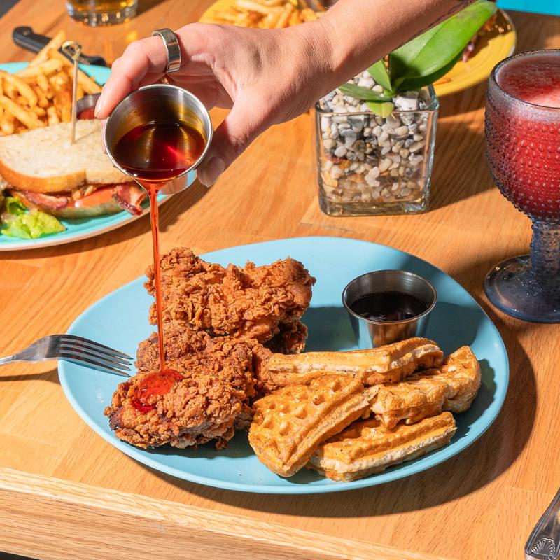 menu item 8 of 12, Chicken & Waffles