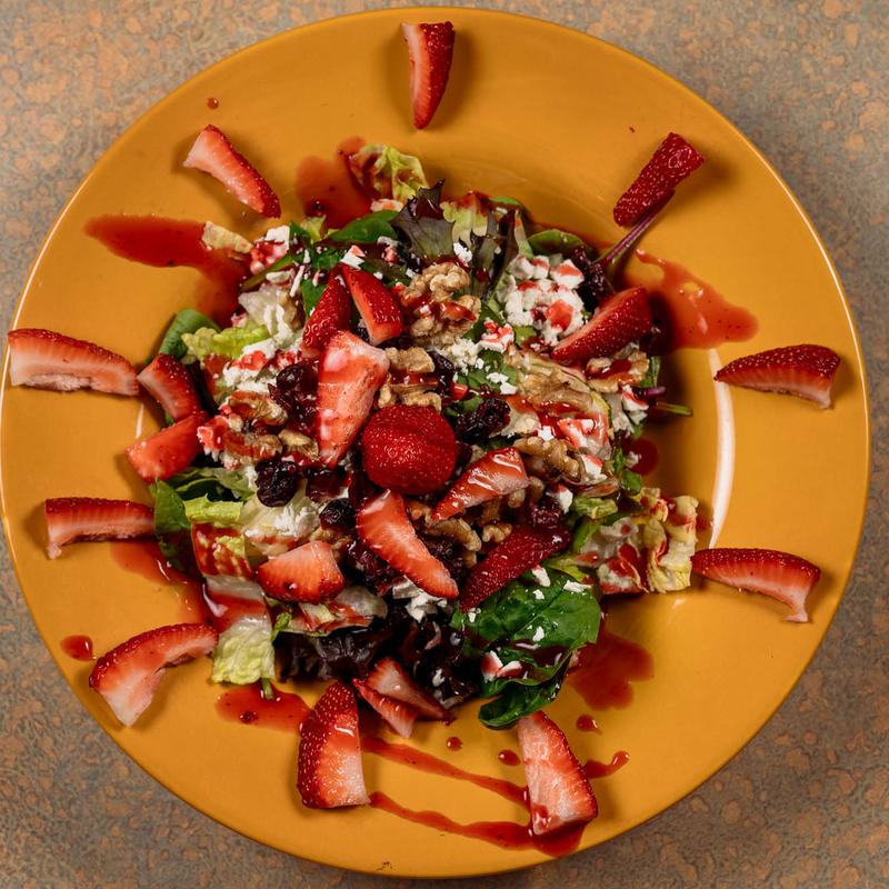 menu item 6 of 9, Fresh Strawberry Salad (GF)