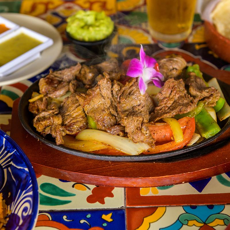 menu item 9 of 19, Carne Asada Fajitas