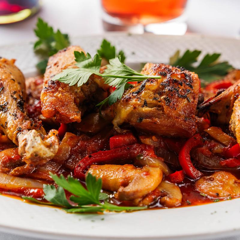 menu item 18 of 21, Chicken Cacciatore