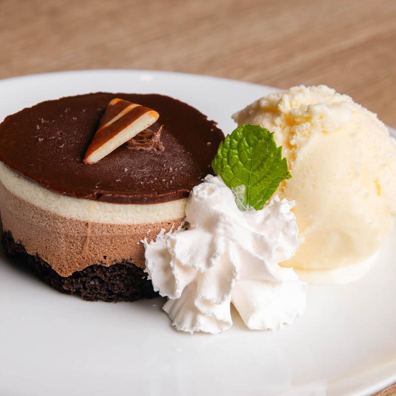 menu item 13 of 13, Triple Chocolate Mousse Cake