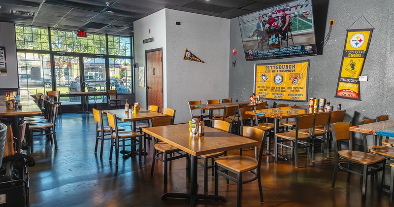 Interior, dining area