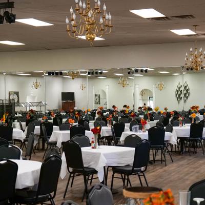 View at the venue's interior.