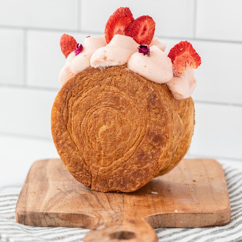 Strawberry Croissant Swirl photo