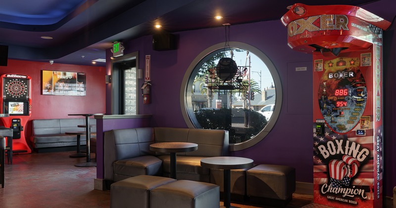 Sports bar interior space