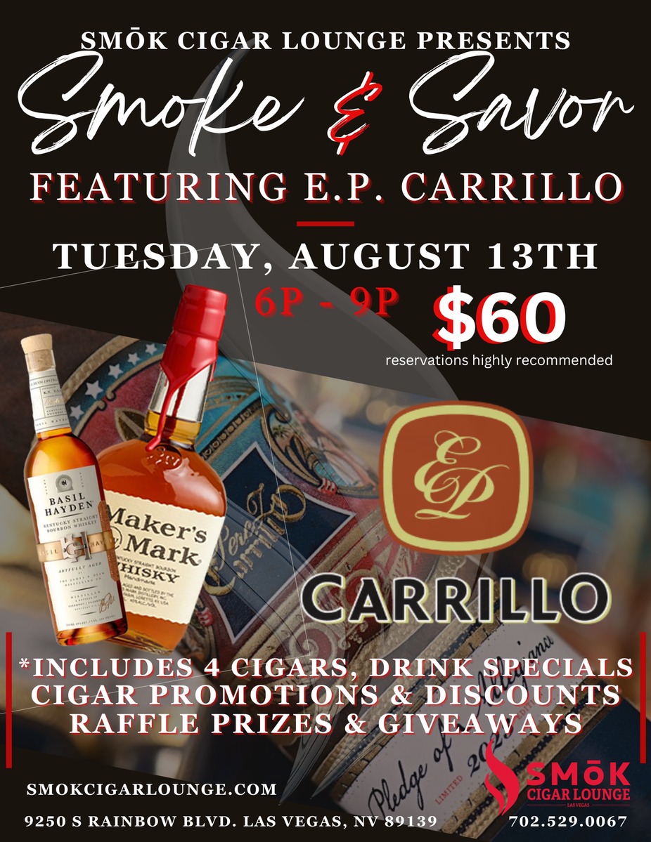 Sip & Savor with EP Carillo & Whiskey Tasting! event photo