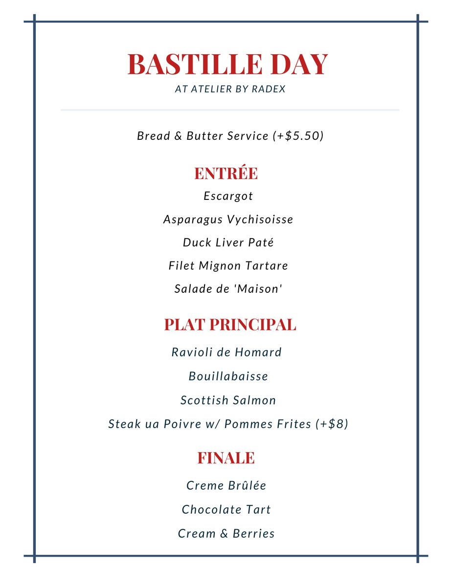 Bastile Day at Atelier event photo