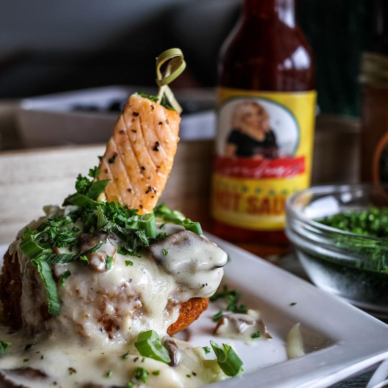 Salmon Grit Cake photo