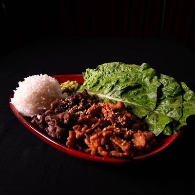 Tokki's Korean Bulgogi lettuce wraps.