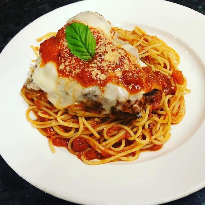 Eggplant Parmigiana (V) photo