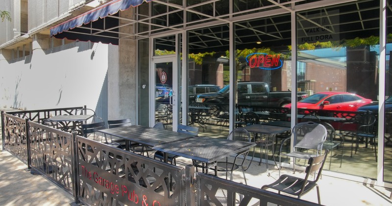 Outdoor seating area