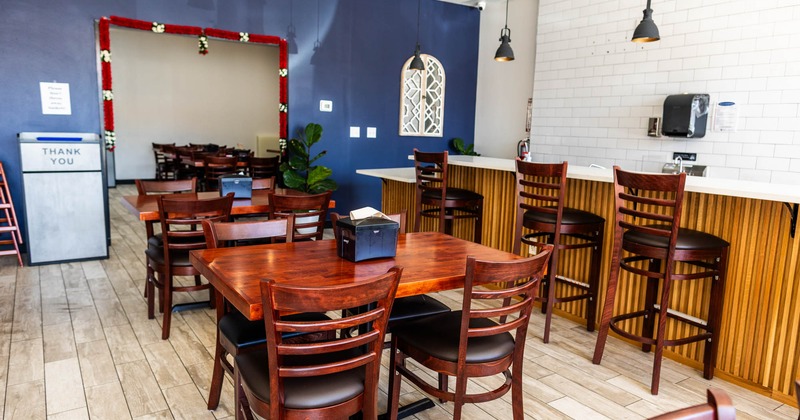 Tables ready for guests