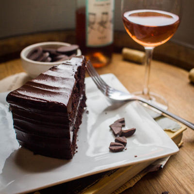 chocolate ganache cake