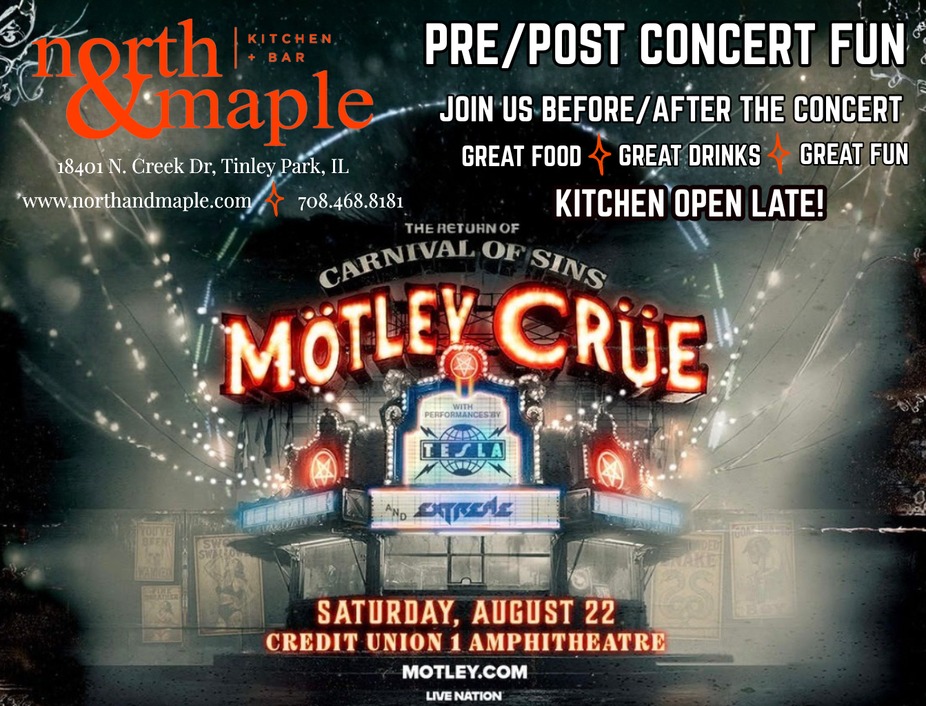 Motley Crue Pre and Post Concert Fun! event photo
