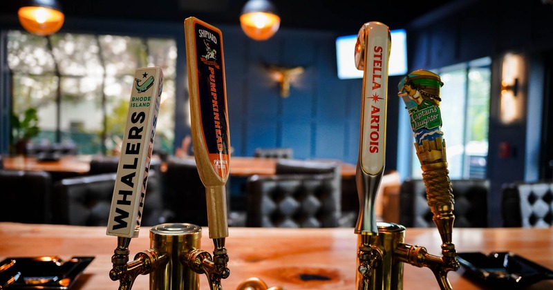 A bar view to the seating place